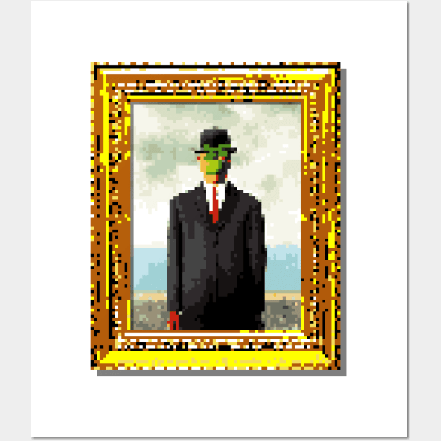 8-Bit The Son of Man Wall Art by GrumpyVulcan